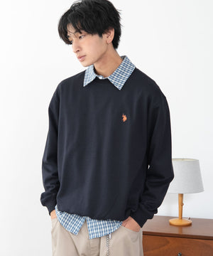 ネイビー　モデル180cm L着用