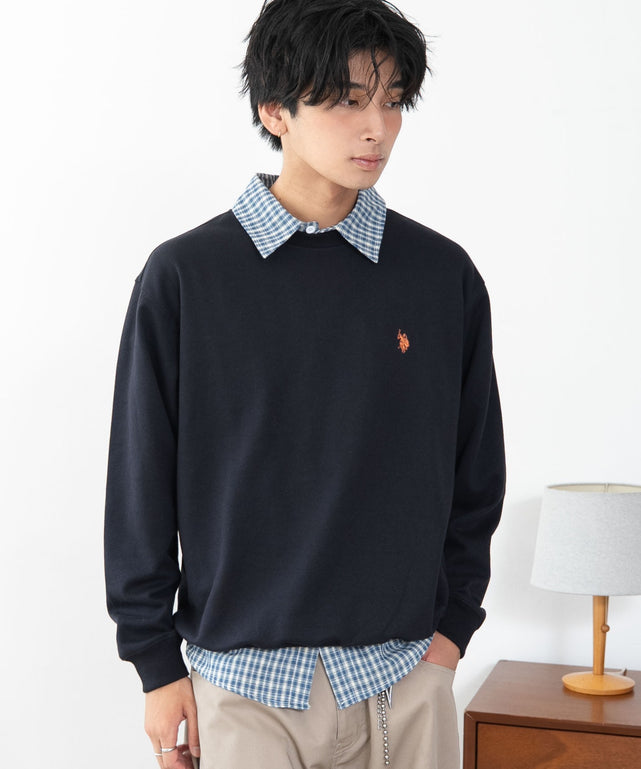ネイビー　モデル180cm L着用
