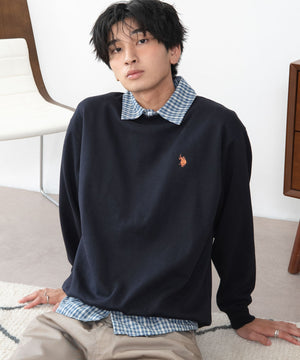 ネイビー　モデル180cm L着用