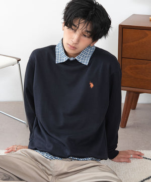 ネイビー　モデル180cm L着用