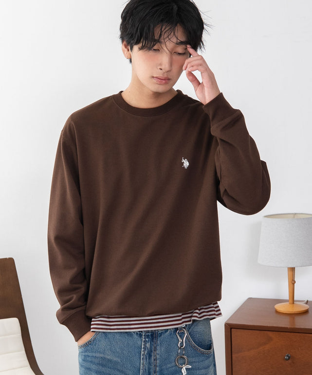 ブラウン　モデル180cm L着用