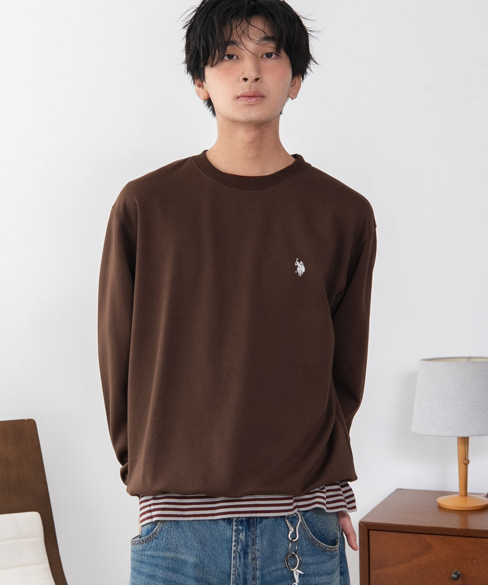 ブラウン　モデル180cm L着用