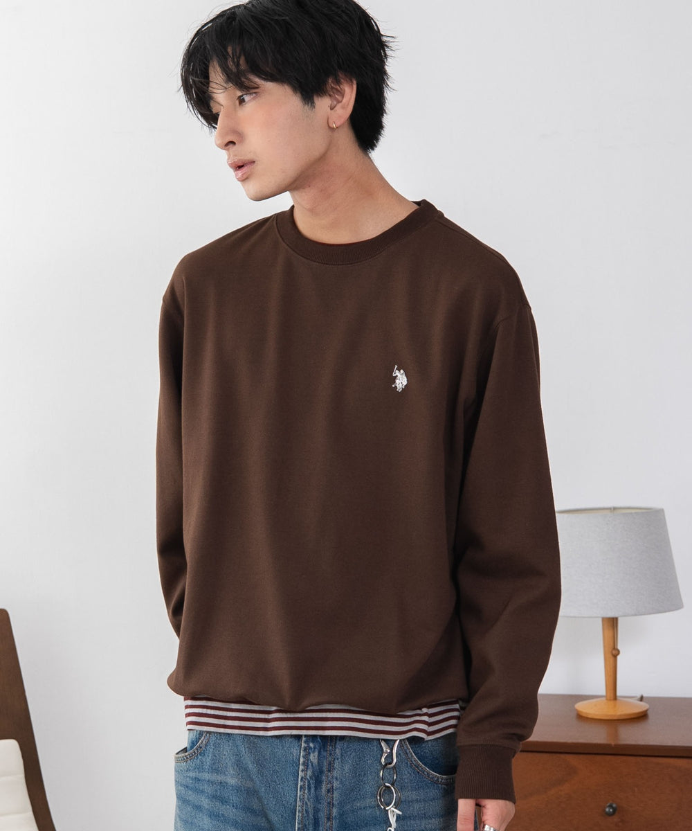 ブラウン　モデル180cm L着用