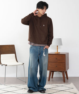 ブラウン　モデル：180cm L着用