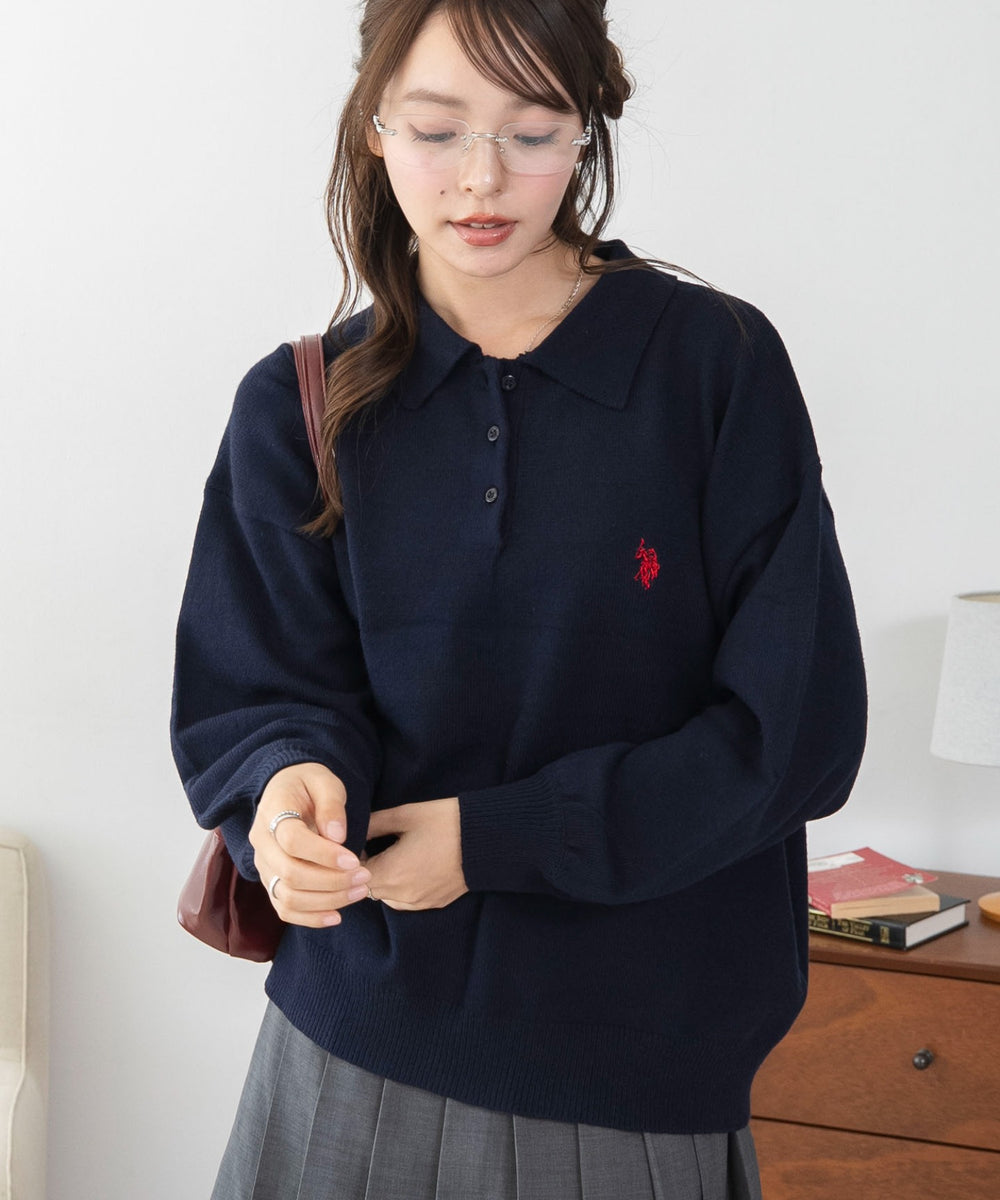 ネイビー　モデル：165cm M着用