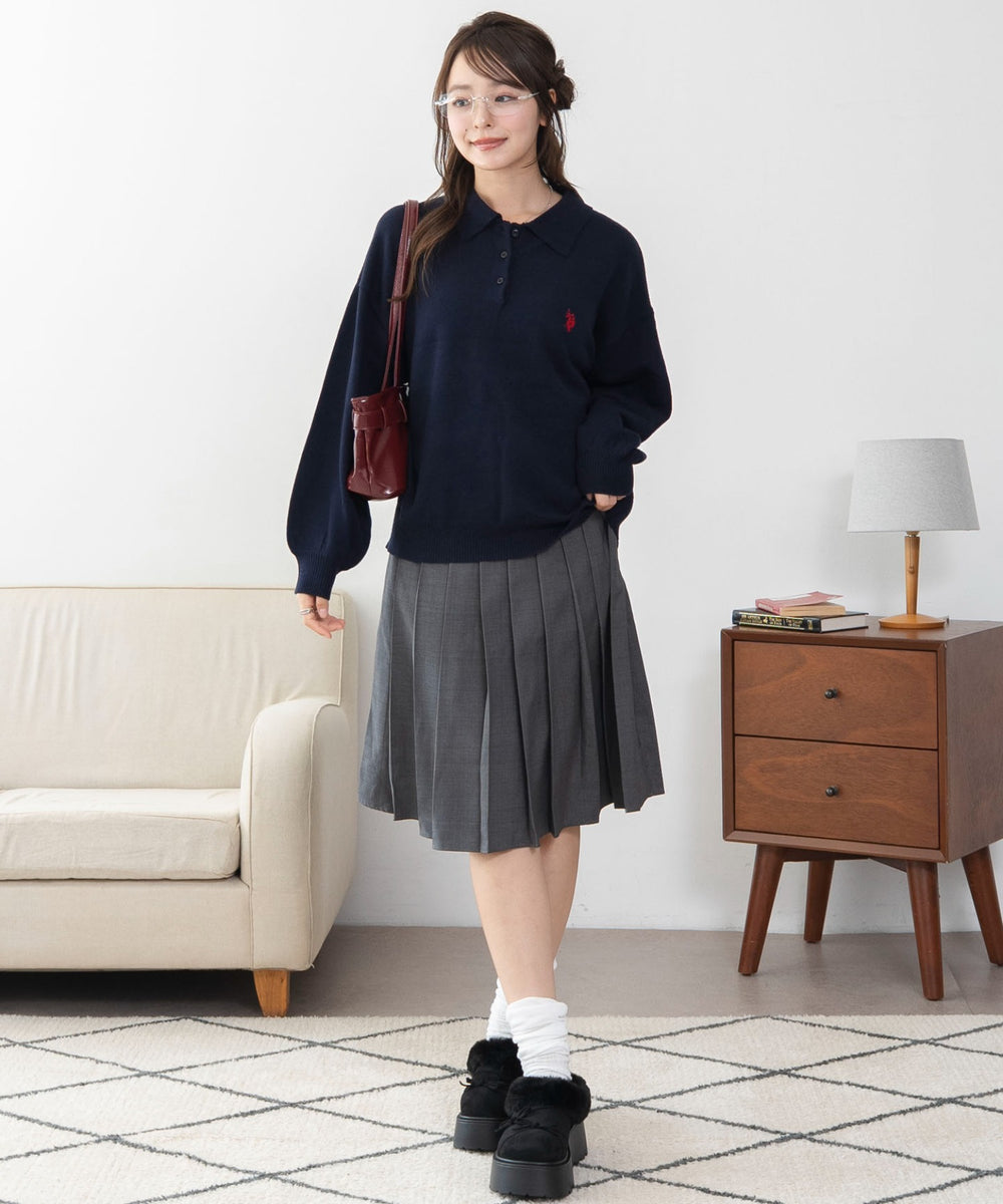 ネイビー　モデル：165cm M着用