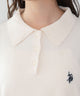 U.S.POLO ASSN.ジャガードポロニット