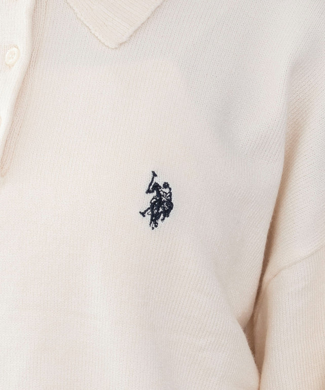 U.S.POLO ASSN.ジャガードポロニット