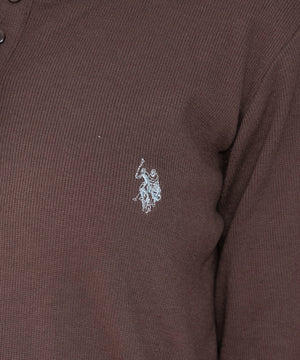 U.S.POLO ASSN.別注 ヘンリーシアーレイヤードトップス