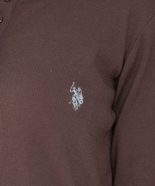 U.S.POLO ASSN.別注 ヘンリーシアーレイヤードトップス
