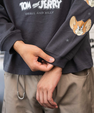 TOM and JERRYグラフィックT(LS)