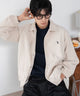 U.S.POLO ASSN.コーデュロイコーチJKT/ホワイトアイボリー　モデル：180cm L着用