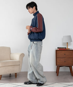 ネイビー　モデル：180cm L着用