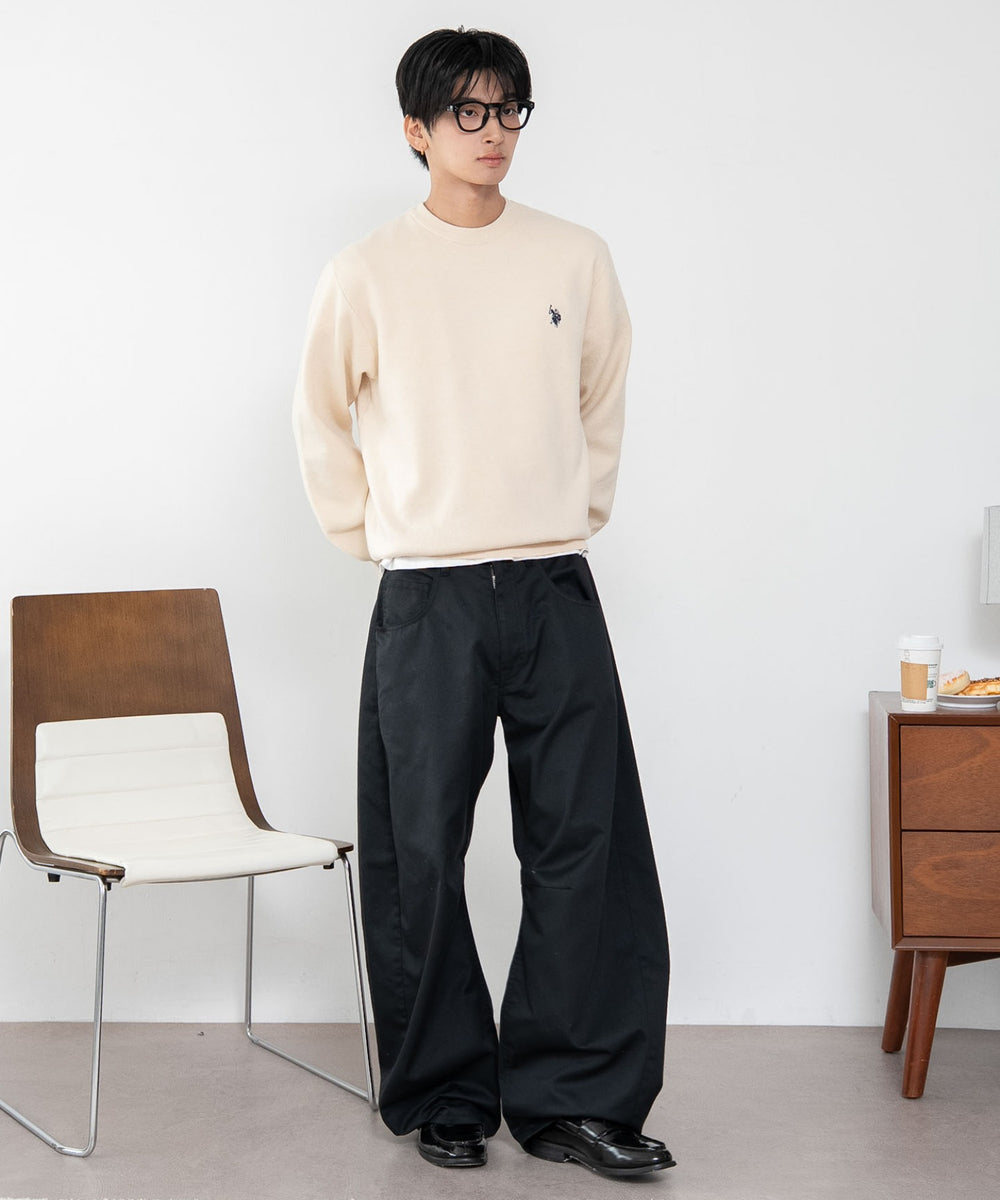 ホワイトアイボリー　モデル：180cm L着用