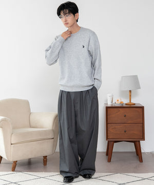 杢グレー　モデル：180cm L着用