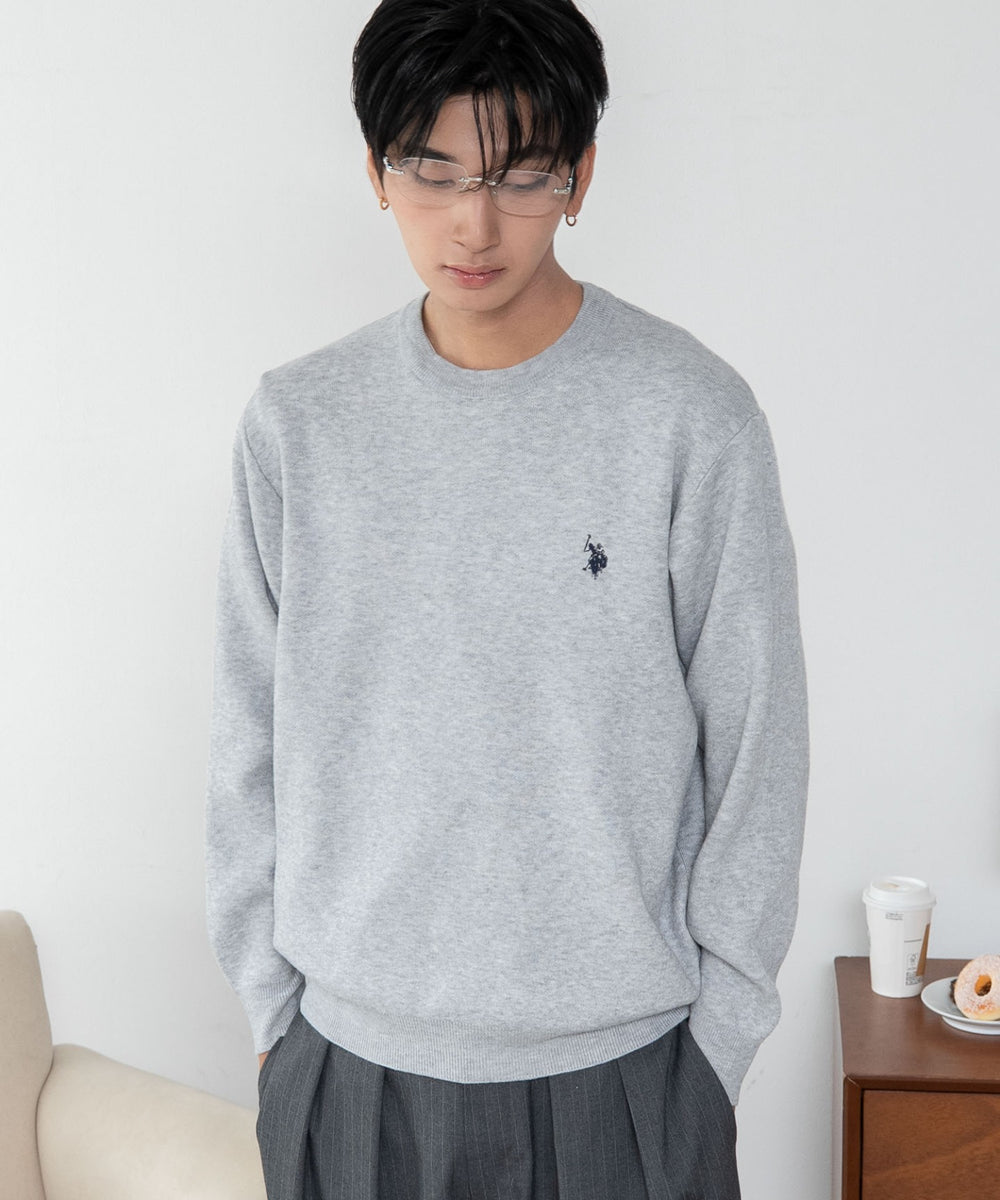 杢グレー　モデル：180cm L着用