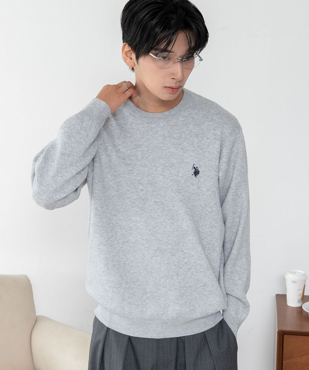 杢グレー　モデル：180cm L着用
