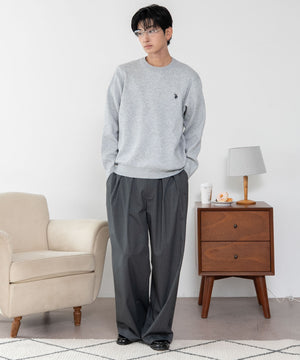 杢グレー　モデル：180cm L着用