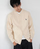 U.S.POLO ASSN.スウェットライクカーデ/ホワイトアイボリー　モデル：180cm L着用