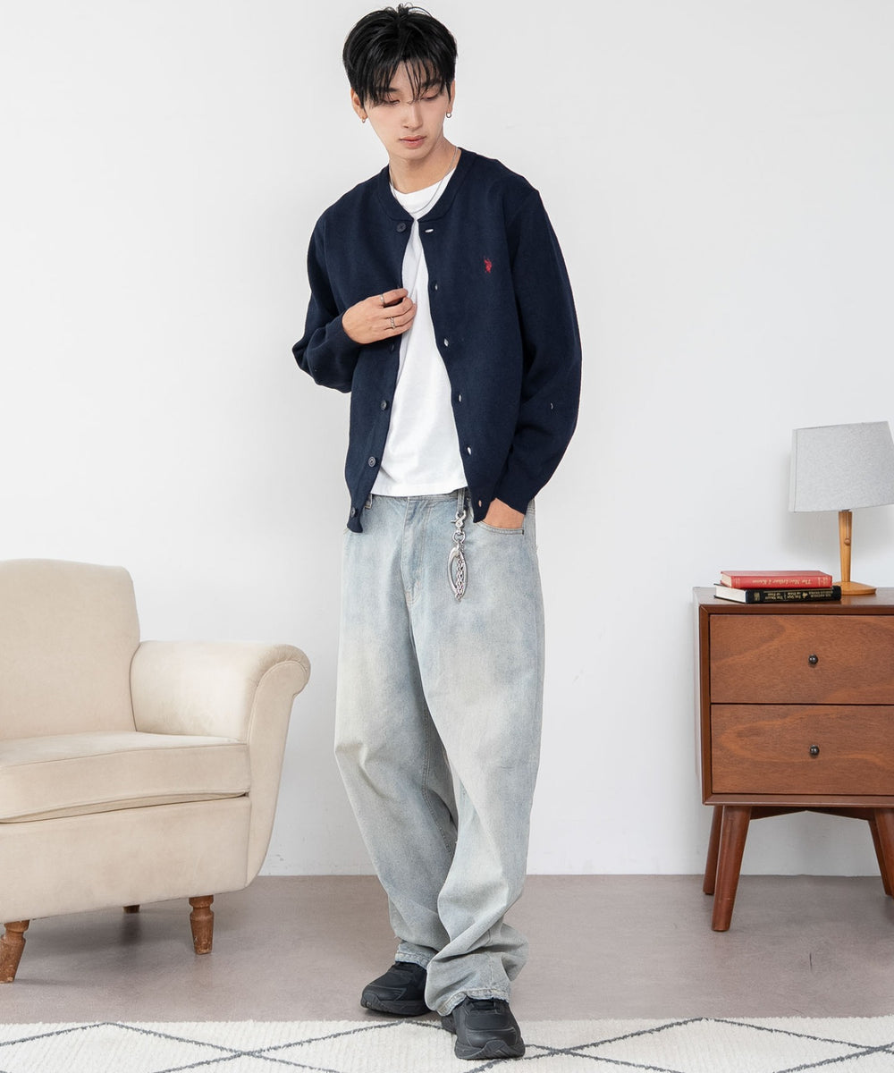 ネイビー　モデル：180cm L着用
