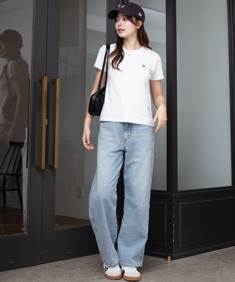 ホワイト　モデル：165cm S着用