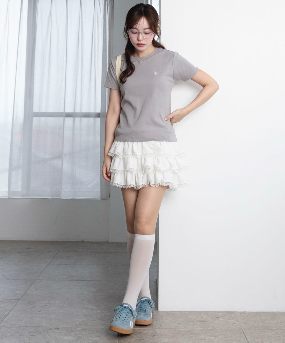 Lグレー　モデル：165cm S着用