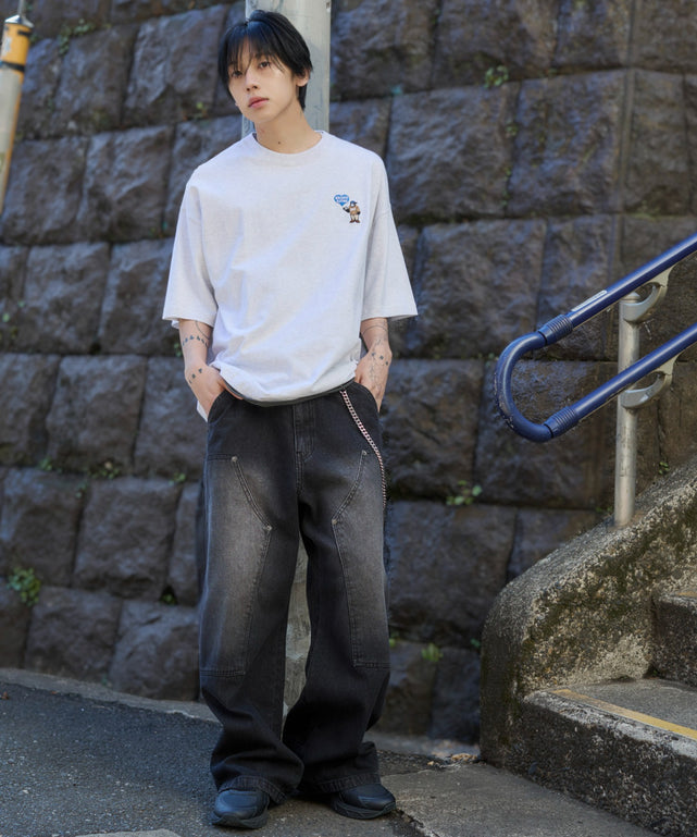 アッシュグレー  モデル：175cm L着用