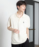 U.S. POLO ASSN.別注ポロシャツ/ホワイトアイボリー　モデル：177cm L着用