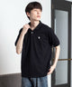 U.S. POLO ASSN.別注ポロシャツ/ブラック　モデル：177cm L着用