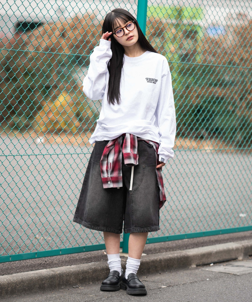 ホワイト　モデル：161cm M着用