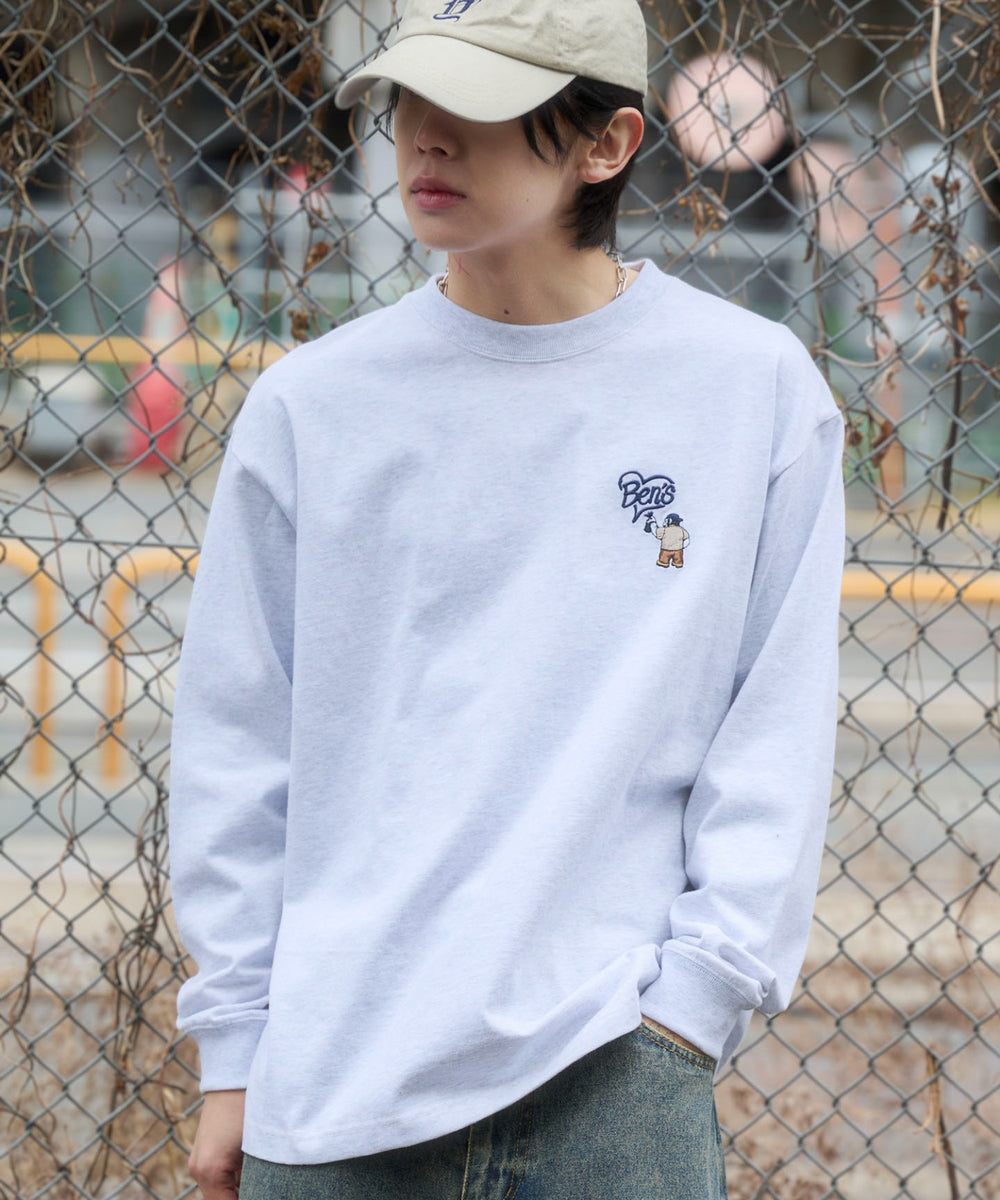 アッシュグレー　モデル：175cm L着用