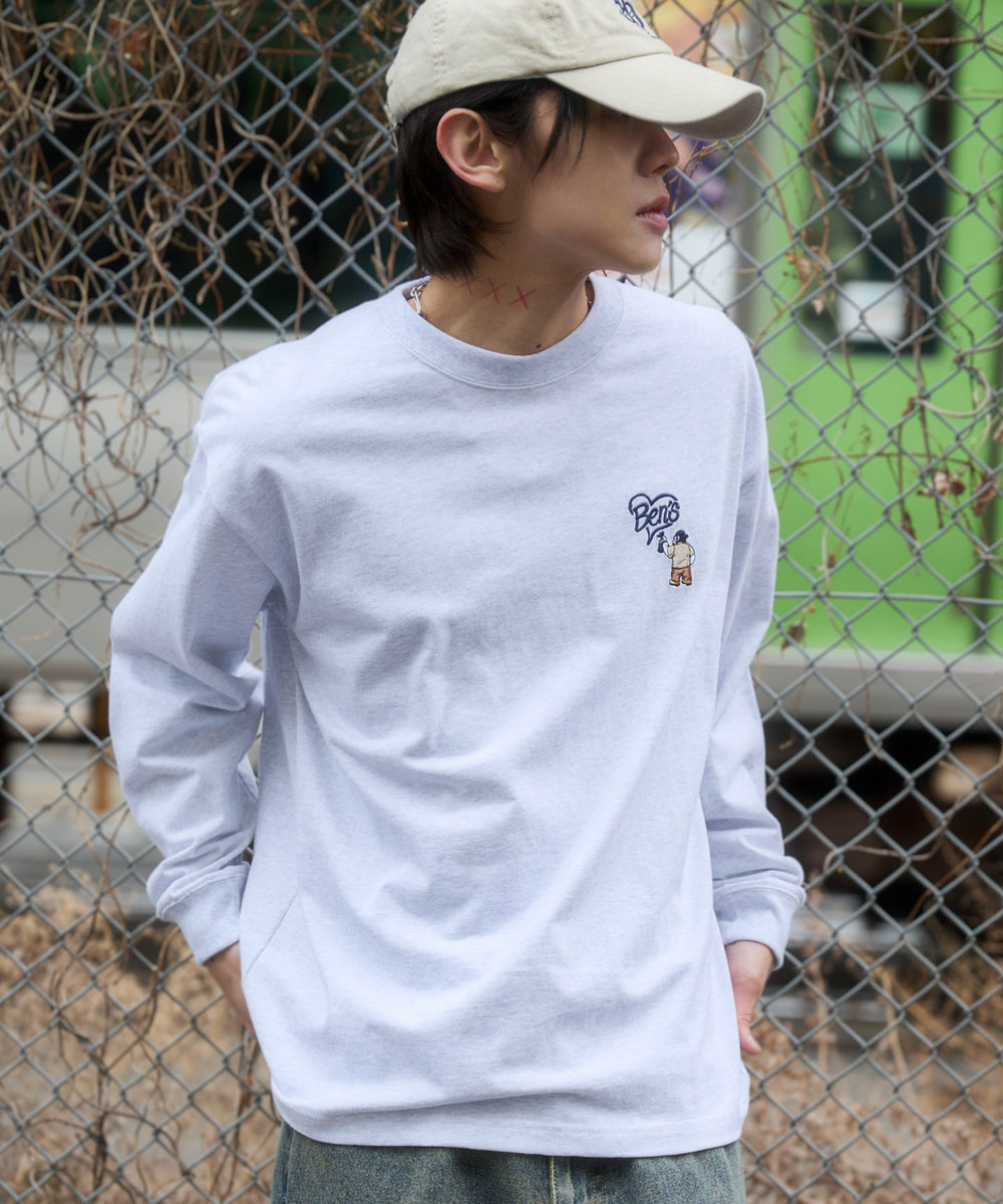 アッシュグレー　モデル：175cm L着用