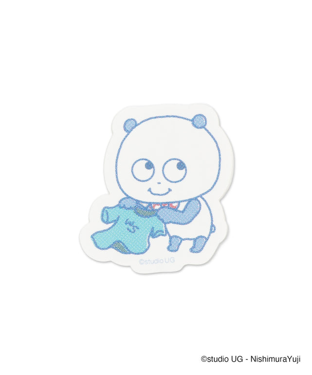 WEGO×studio UGコラボダイカットステッカー/ごきげんぱんだ（柄1）