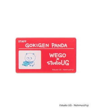 WEGO×studio UGコラボランダムアクリルネームバッジ