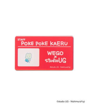 WEGO×studio UGコラボランダムアクリルネームバッジ