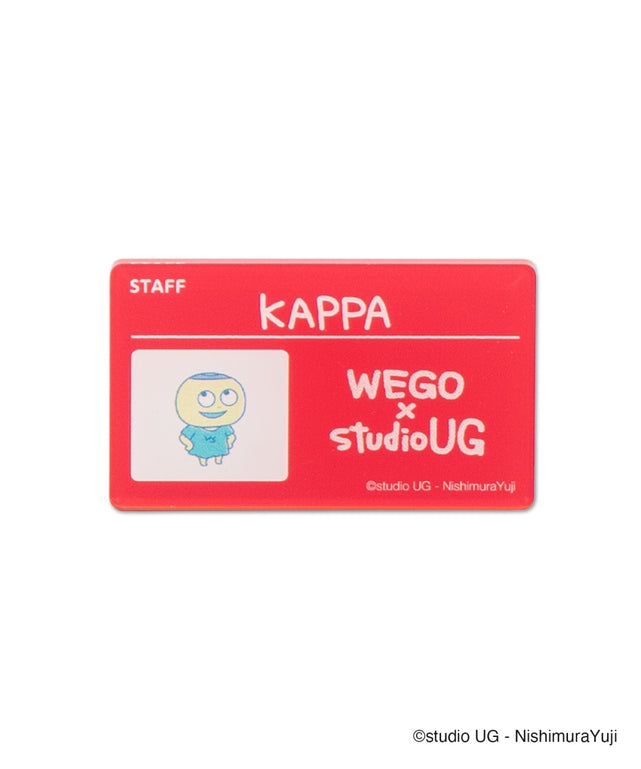 WEGO×studio UGコラボランダムアクリルネームバッジ