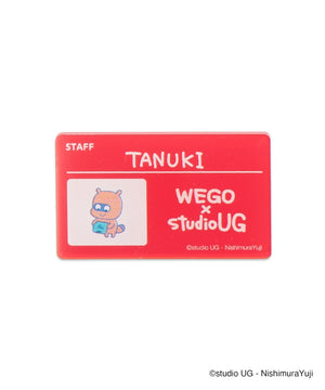 WEGO×studio UGコラボランダムアクリルネームバッジ