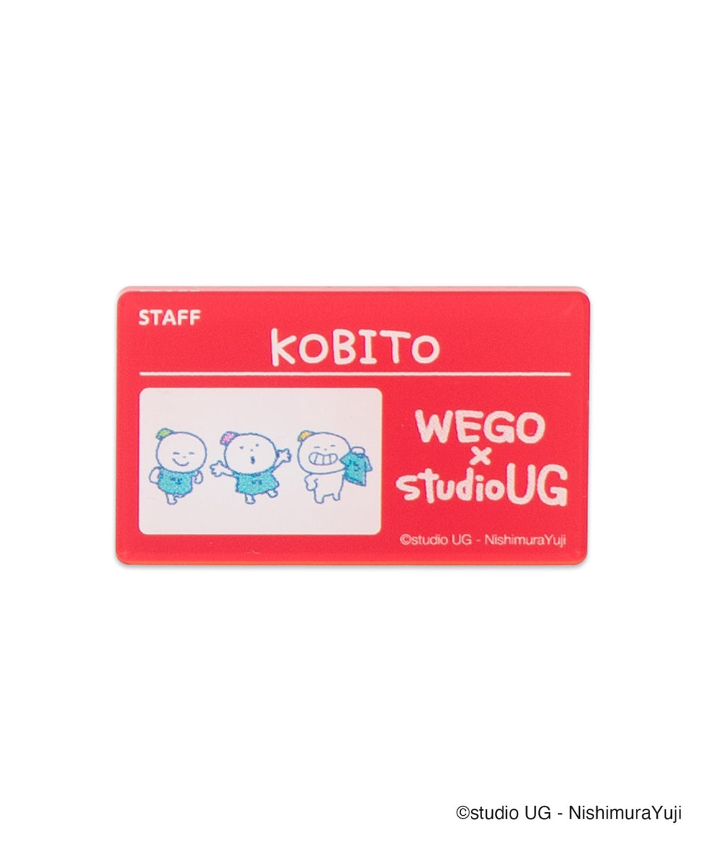 WEGO×studio UGコラボランダムアクリルネームバッジ