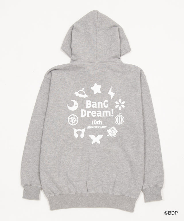 BanG Dream！10周年 コラボ第2弾 ZIPパーカー