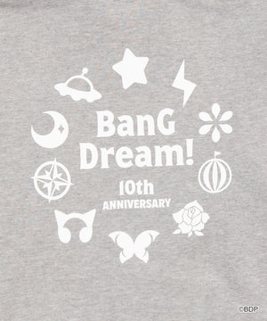 BanG Dream！10周年 コラボ第2弾 ZIPパーカー