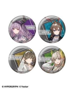 アークナイツ×WEGO　描き起こしメタリック缶バッジ