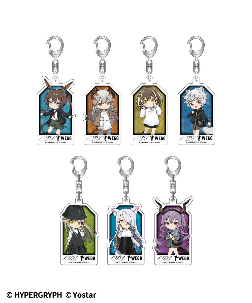 アークナイツ×WEGO　ミニキャラアクリルキーホルダー