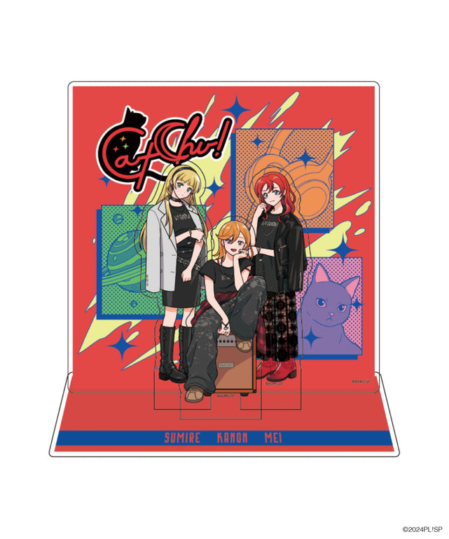 ラブライブ！スーパースター!!×WEGO　コラボジオラマアクスタ/CatChu!（柄1）