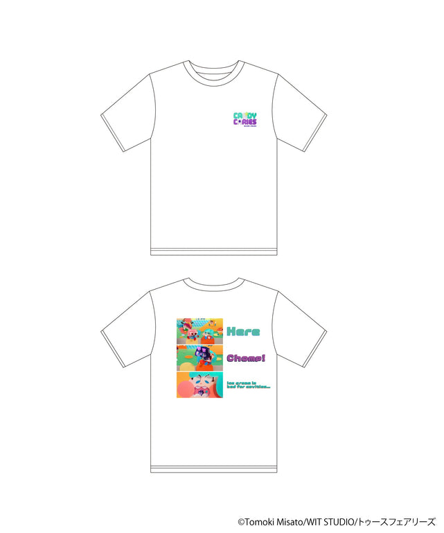 キャンディーカリエス Tシャツ/ホワイト