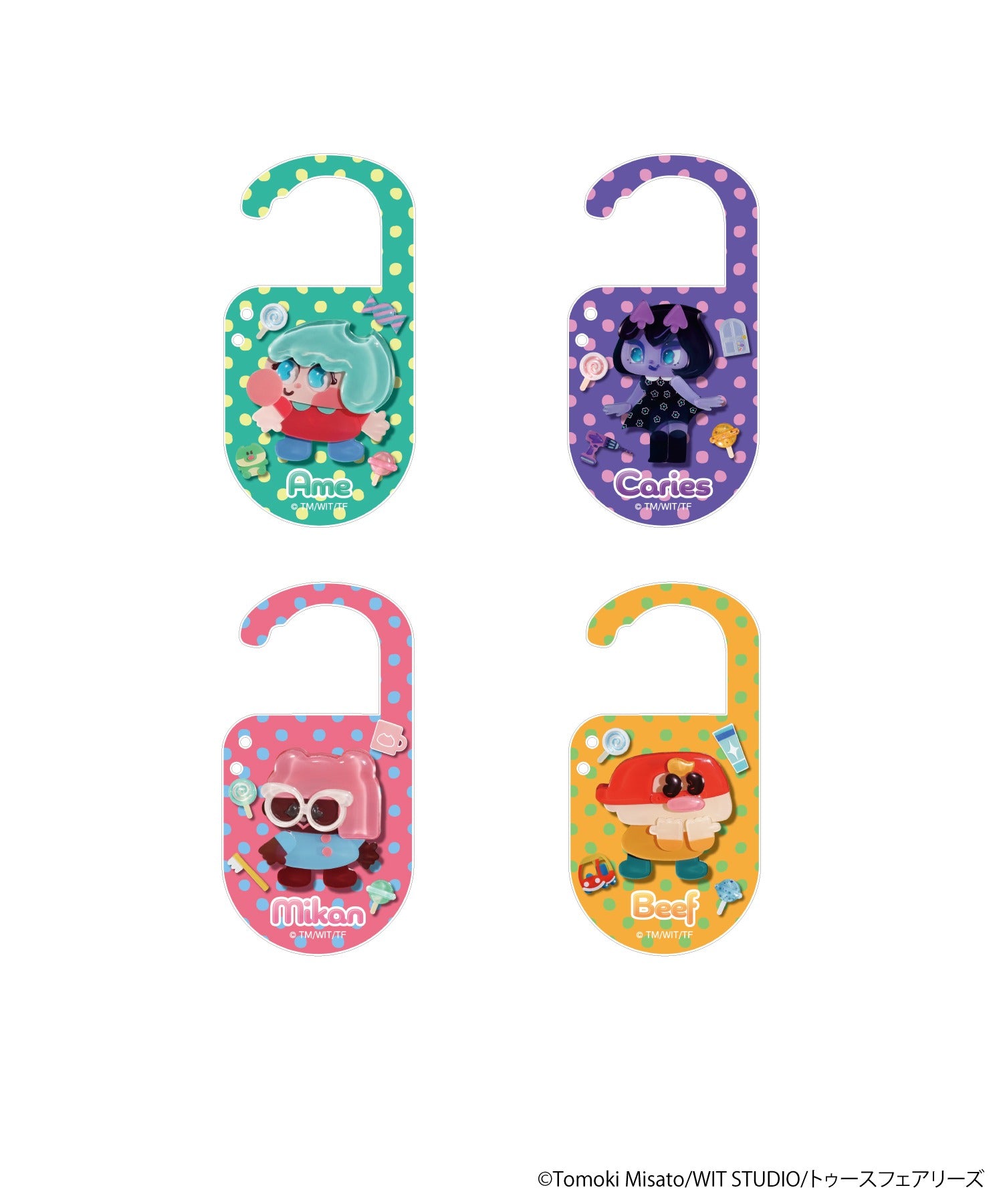 アクリルカラビナBE:FIRST コンプリートセット キャンディーカリエス アクリルカラビナ – WEGO ONLINE STORE
