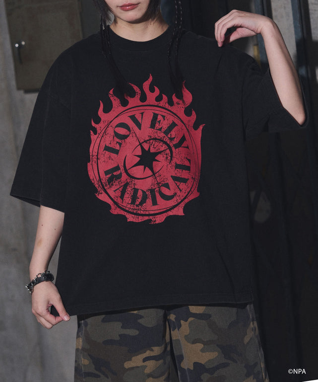 #コンパスコラボきららTシャツ/スミクロ