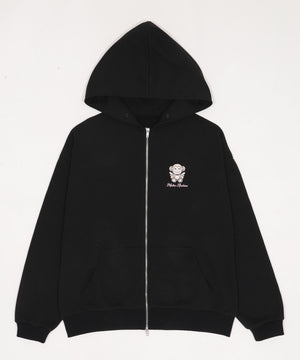 MAFAVARCHIVE　ファーフードジップパーカー