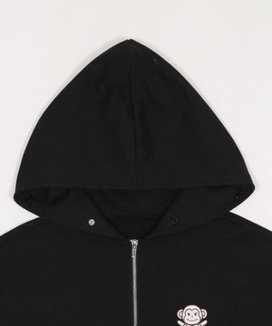 MAFAVARCHIVE　ファーフードジップパーカー