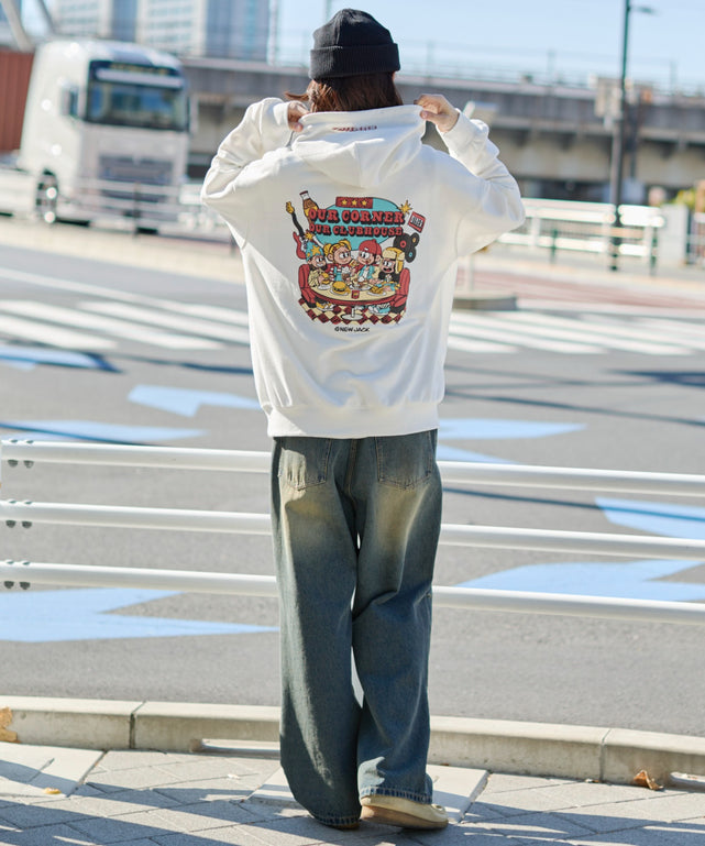 ホワイト モデル：175cm L着用