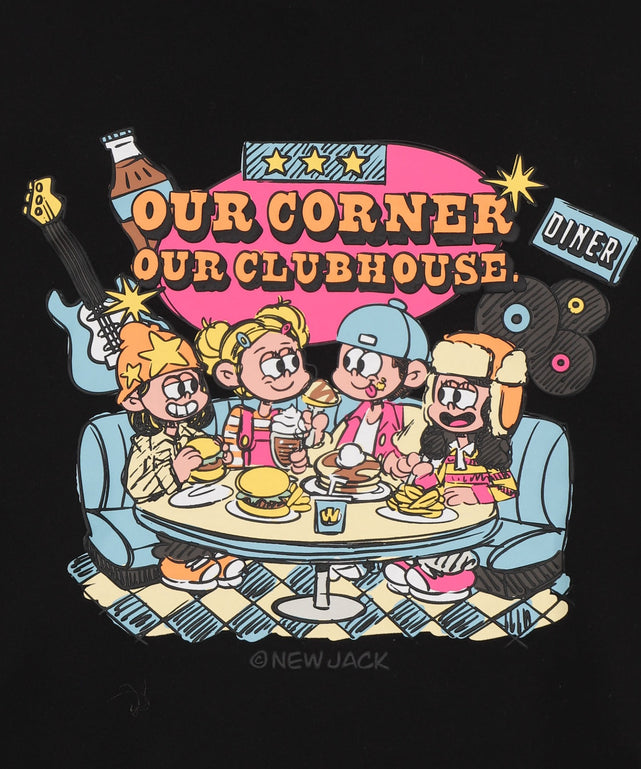 別注NEWJACKグラフィックプルパーカー